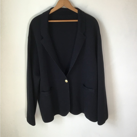Crew Camille Shrunken Sweater Blazer